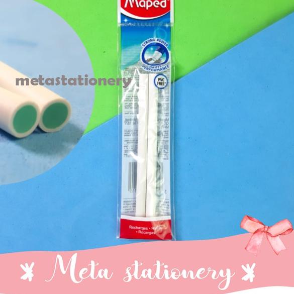 

&6MHD1-H Isi / Refill Penghapus Mekanik Maped Gom pen (Isi 2pcs) 213♪
