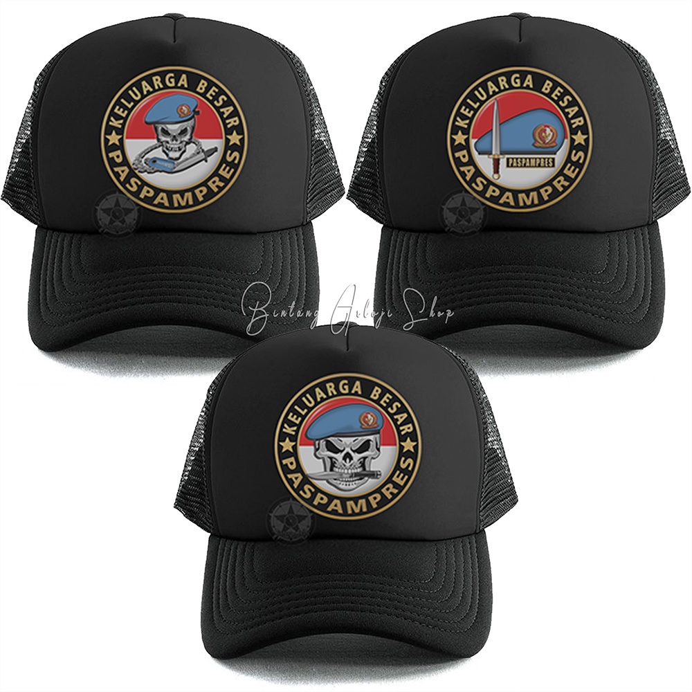 Topi Skull Keluarga Besar Paspampres Istimewa &amp; Murmer