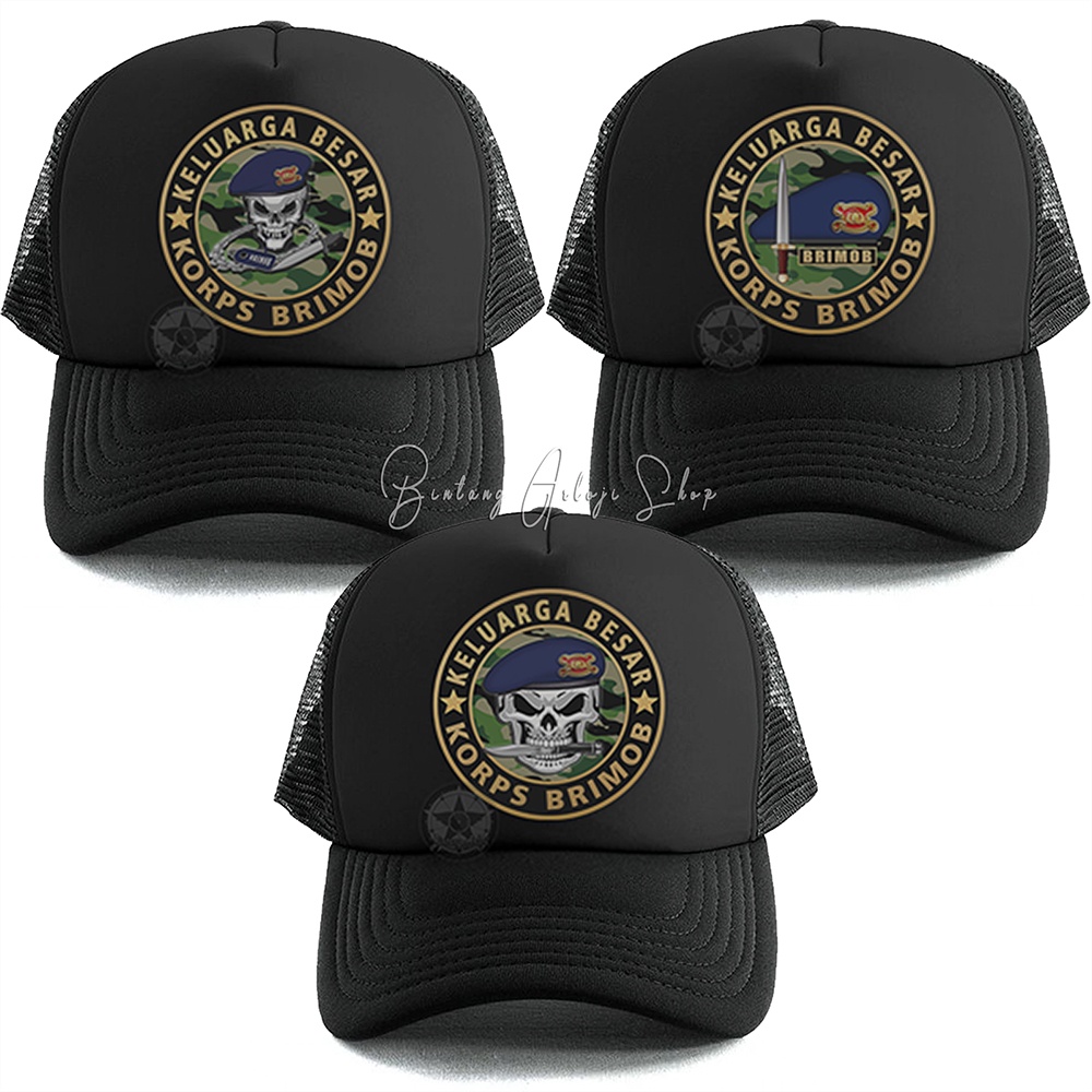 Topi Skull Keluarga Besar Korps Brimob Istimewa &amp; Murmer