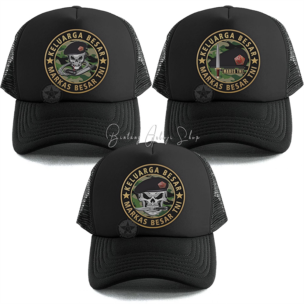 Topi Skull Keluarga Besar Markas Besar TNI Istimewa &amp; Murmer