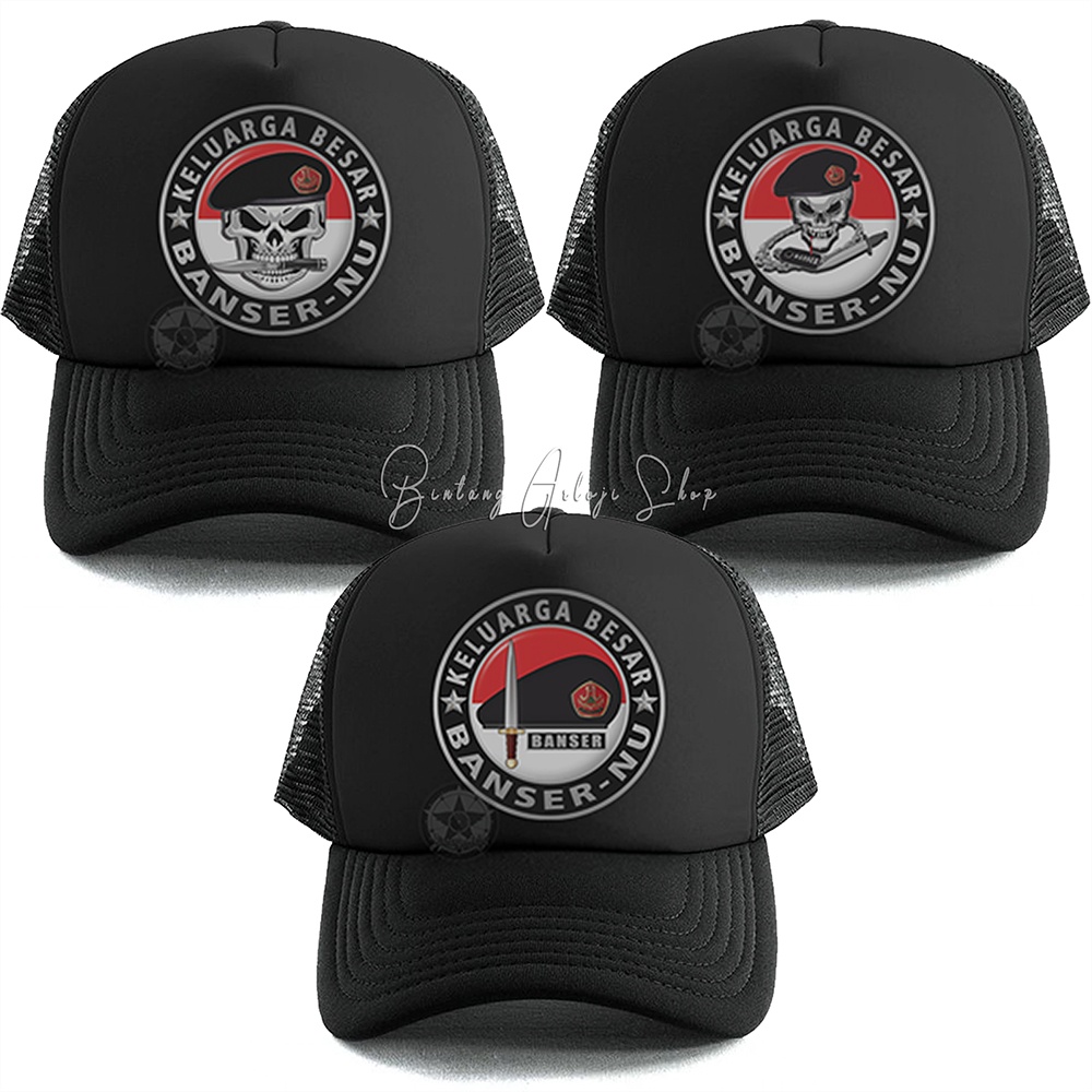 Topi Baret Keluarga Besar Banser-NU Limited Edition Silver