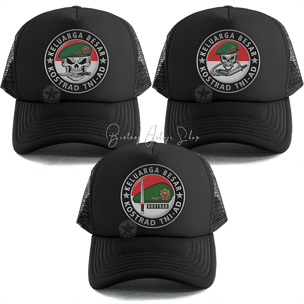 Topi Baret Keluarga Besar Kostrad TNI-AD  Limited Edition Silver