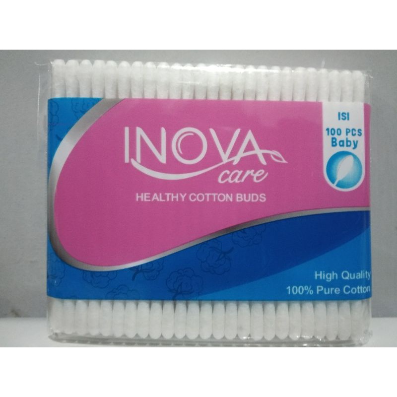 COTTON BUDS / KOREK KUPING CAP INOVA ISI 100 STIK / BAGUS KUAT HIGIENIS / HIGH QUALITY