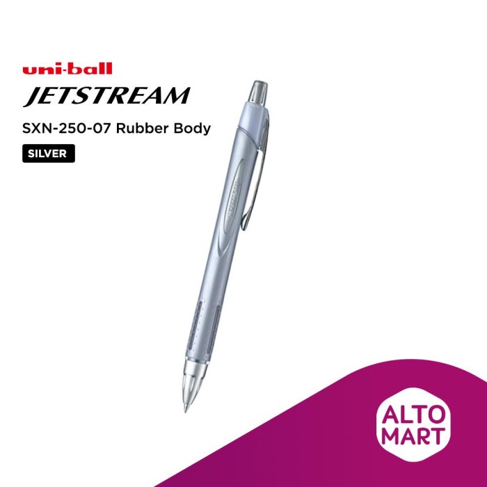 

BAYAR DITEMPAT Uni Ball JETSTREAM SXN-250-07 Rubber Body 0.7 mm Ballpoint Pen Uniball /ALAT TULIS