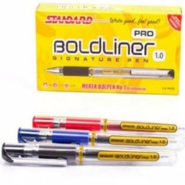 

Discount Pulpen Gel Boldliner Pro 1.0 STANDARD / Bolpen Boldliner 1.0mm /ALAT TULIS AESTHETIC/ALAT