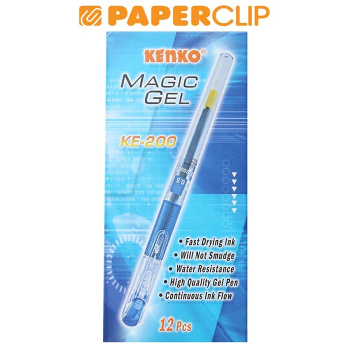 

TERMURAH PULPEN / PEN KENKO KE-200 ISI 12 BIRU /ALAT TULIS AESTHETIC/ALAT TULIS SET/ALAT TULIS