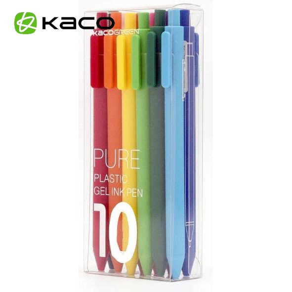 

TERMURAH KACO PURE Candy Gel Pen Pena Pulpen Bolpoin 0.5mm 10PCS (Colorful Ink) /ALAT TULIS