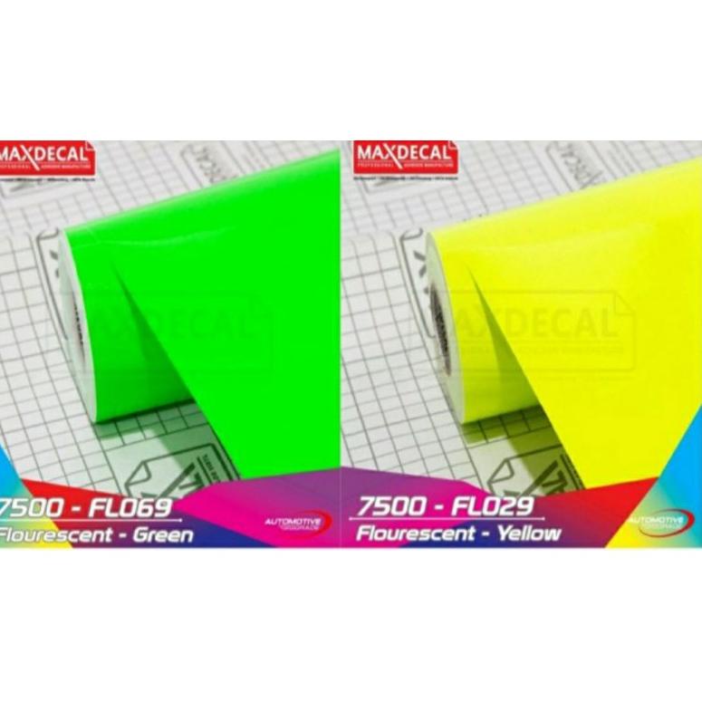 

[COD] ➩ Sticker Stiker Skotlet Maxdecal Max Decal Hijau Stabilo Kuning Stabilo, flourescent FL069 FL029 vjpf7