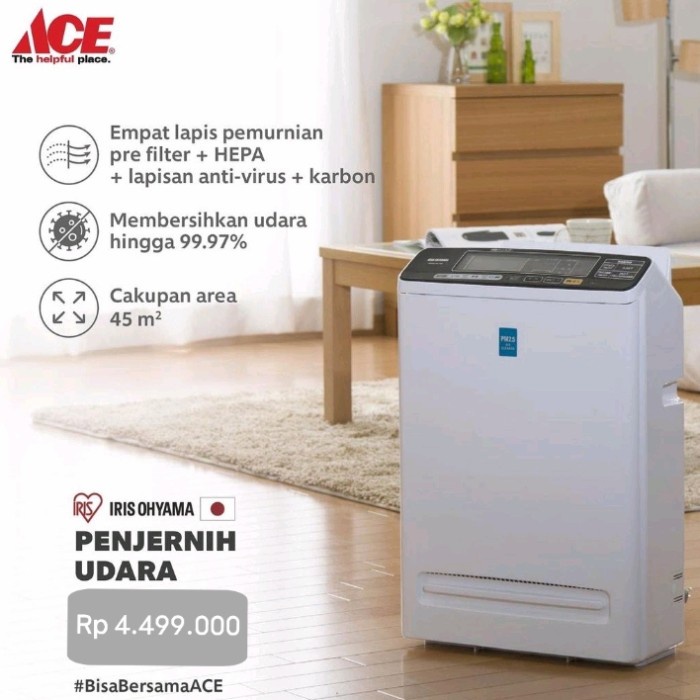 IRIS AIR PURIFIER GENERATOR ANION 27W PMMS-DC200 PENJERNIH UDARA