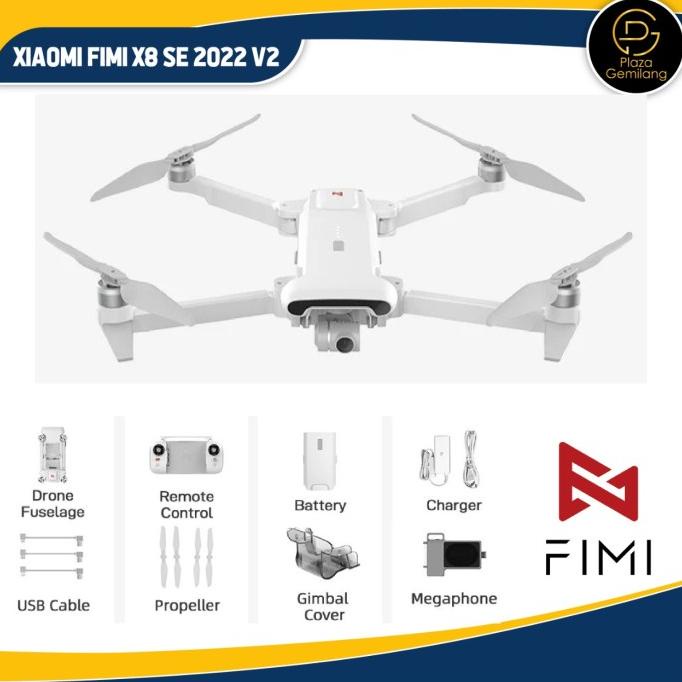 FIMI X8SE 2022 V2 Camera Drone / Fimi X8 Se 2022 V2 GPS 10KM 4k 48MP