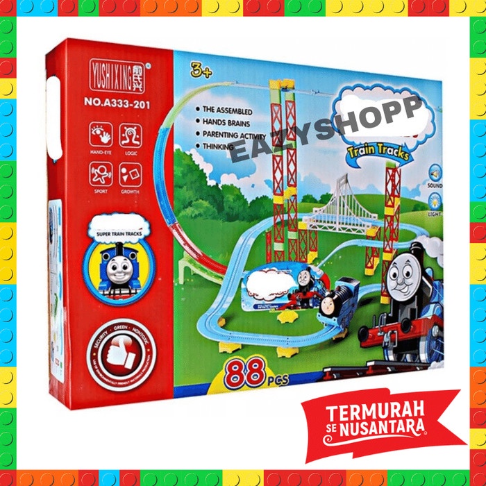 Flash Sale Kado Mainan Rel Kereta Api Krl Kai Train Set Game Anak2 Mainan Besar Terbaru