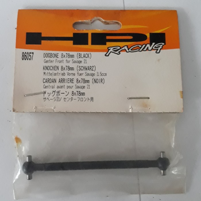 Promo Hpi Racing Dogbone 8X78Mm, Center Front For Savage 21 Termurah