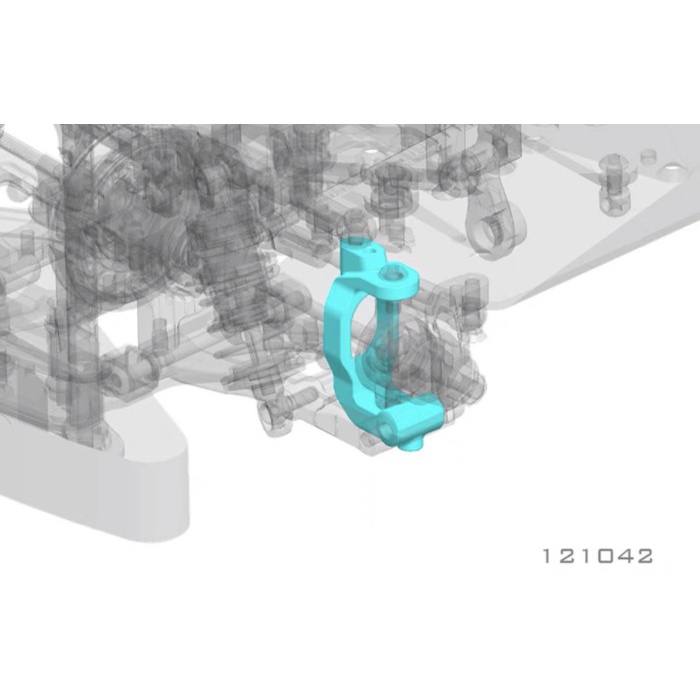 Flash Sale Snrc/Blazerc 121042 C-Hub Front Block 2 Degree Rc Rally 1:10 Dt2 Terlaris