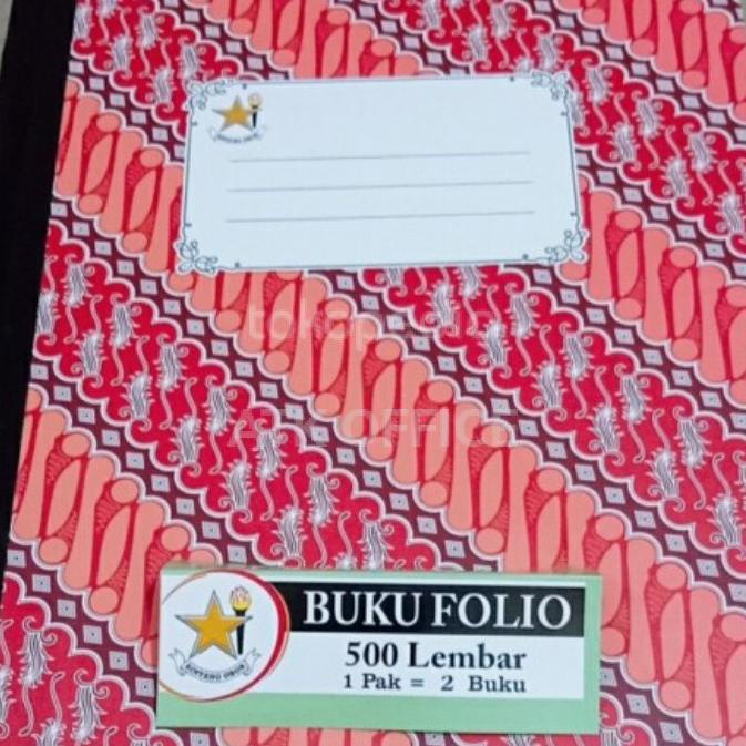 

Bintang Obor Buku Folio 500 lembar Bintang Obor