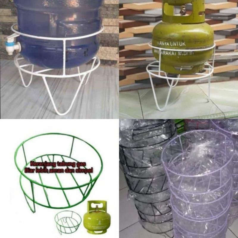 Tatakan tabung gas 3kg tatakan gas melon tempat tabung gas 3kg serbaguna