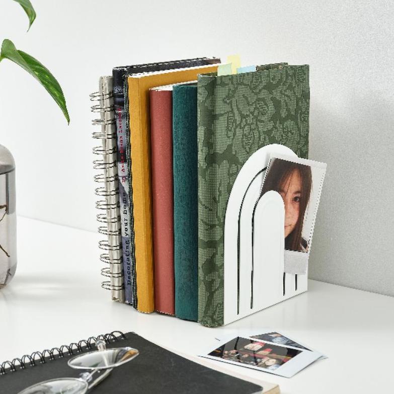 

[KODE YDVNB] HOSSLA IKEA Pembatas Buku Ikea Penahan buku Ikea, putih