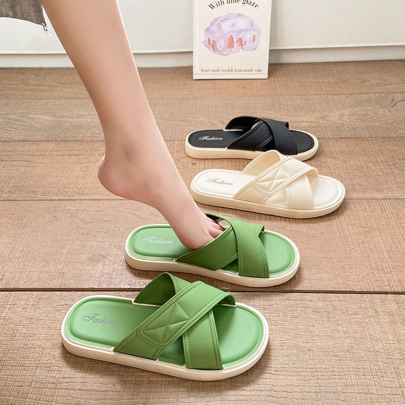 New Sandal flat Tali Silang jelly fashion Wanita korea Import High Quality