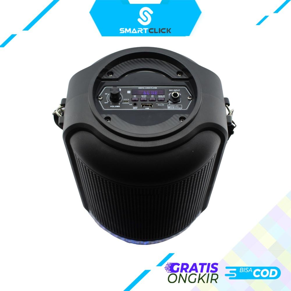 Speaker Bluetooth Karaoke Portable Gratis Microphone Extra Bass FM Radio Memory card QS 3602