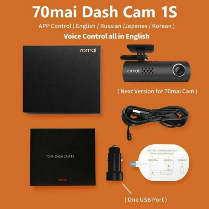 70mai Dash Cam 1s Smart Dashcam Camera