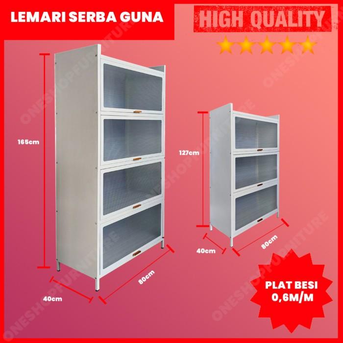 

Terlaris Lemari Dapur / Rak Dapur Besi / Lemari Kaca Modern