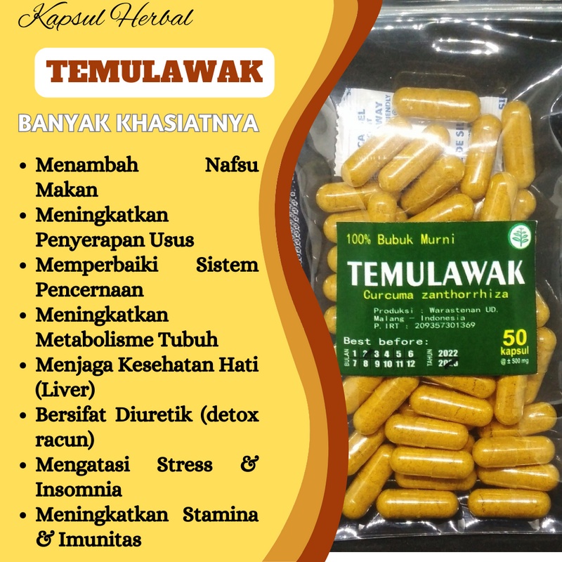 

Penggemuk Badan Alami Herbal Kapsul Serbuk Temulawak Isi 50 Asli Penambah Nafsu Makan Melancarkan Pencernaan Menambah Berat Badan N5C1