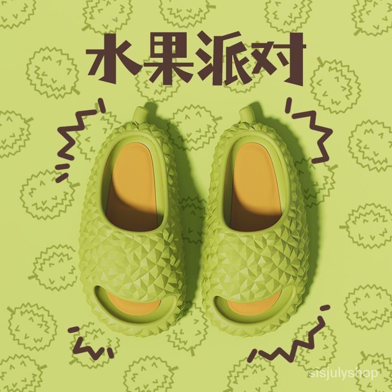 [✅BISA COD] #Sisjuly# Sandal wanita / sepatu durian tapak bawah tebal tapak kotoran rasa wanita / ru