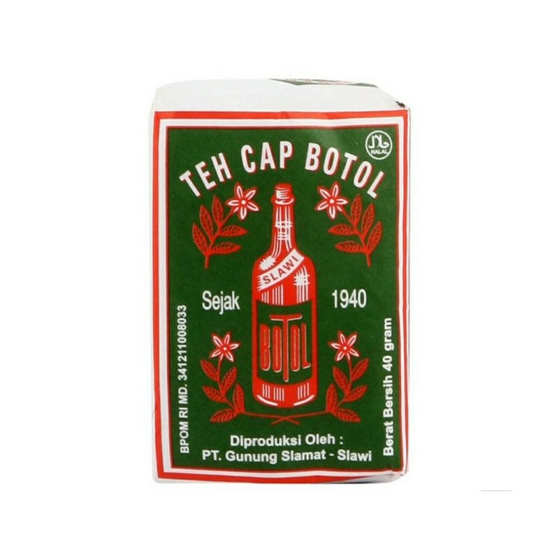 Teh Cap Botol Tubruk Hijau 40 g