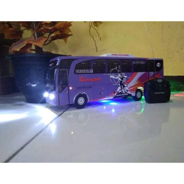 Diskon Spesial Miniatur Bus Ramayana Remote Terbaru