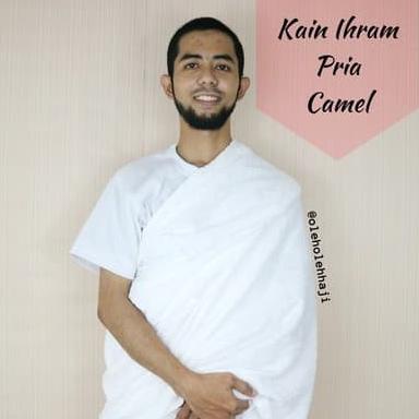 Camel Kain Ihram/Baju Ihram Pria/Perlengkapan Haji dan Umroh