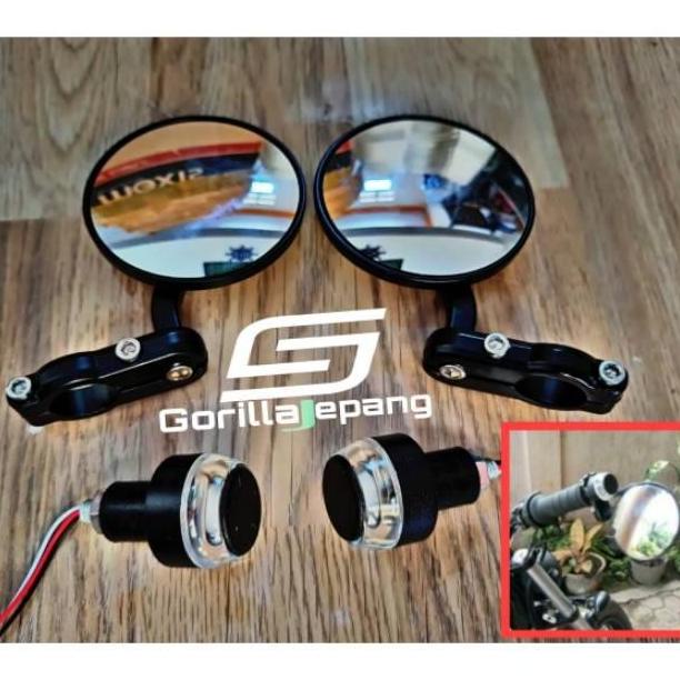 Spion Jalu stang set lampu sen Jalu japstyle