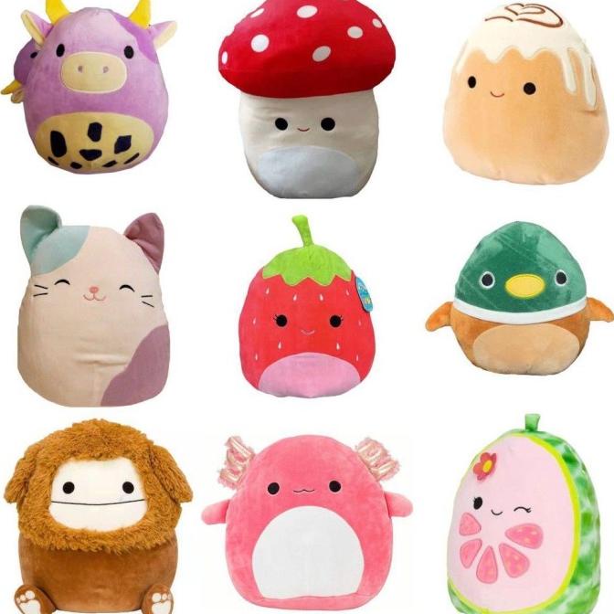 Boneka Squishmallow 25cm Gordon Benny Alkohol Archie Bubba Lena STE