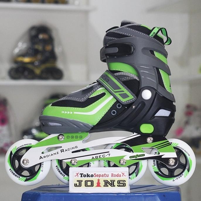 SEPATU RODA INLINE SKATE ANAK ARDIANZ RACING HIJAU