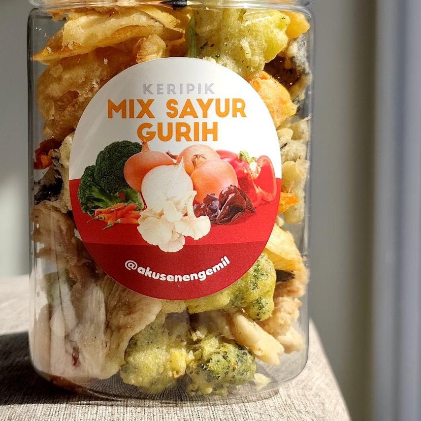 

COD | KP8 | KERIPIK SAYUR MIX GURIH PREMIUM 750ml | KERIPIK BROKOLI BOMBAY PAPRIKA CABE JAMUR TIRAM / KUPING