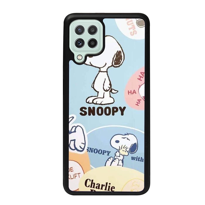 Casing Samsung A22 A21s A21 A20s A30 A20 A13 A12 A11 A10 4G 5G Snoopy AE0734 Case Custom V3