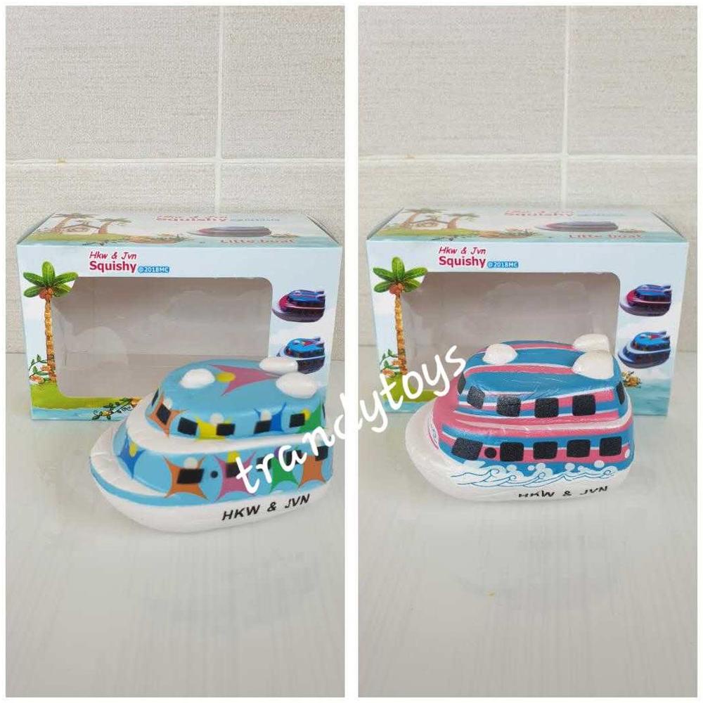 Grosir Squishy Murah Mainan Squishy [ Litte Boat ] Licensed Hkw&Jvn