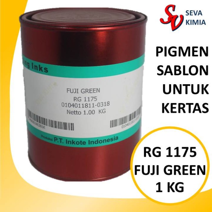 

Tinta sablon Fuji Green RG 1175 1 kg