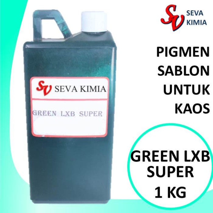 

Pigment Green LXB Super 1 Kg/ Biang Sablon / Pigment Basis Air / Pewarna Cat Tembok Kualitas Premium