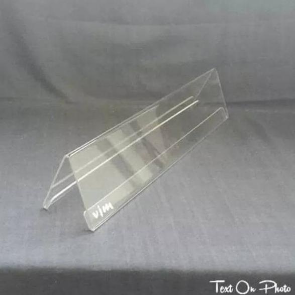 

Must Buy11.11 Name tag acrylic 7x25 / slant back / label /name / sign plate display 927)