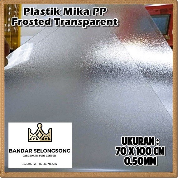 

BISA COD Plastik Mika Buram Cover Agenda /Mika Frosted Lembaran 70x100cm 0.5mm /BUKU TULIS