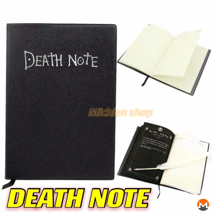 

Sale Buku Tulis Deathnote Notebook Buku Catatan Free Casing & Bulu Pena /BUKU TULIS SEKOLAH/BUKU