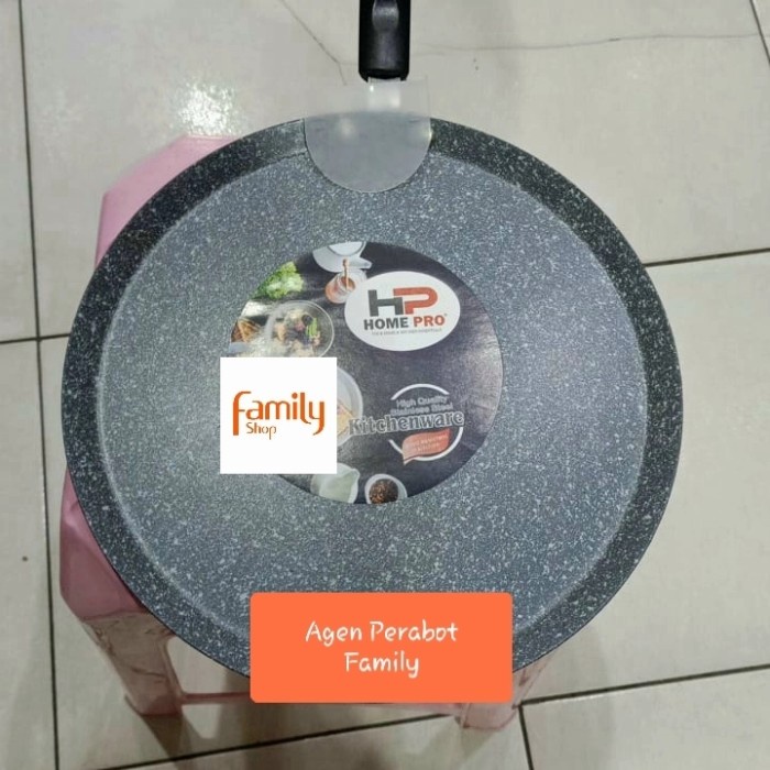 Panggangan Wajan Round Marble Pizza Pan 30 cm Tebal grill dan shabu teplon anti lengket awet barbequ