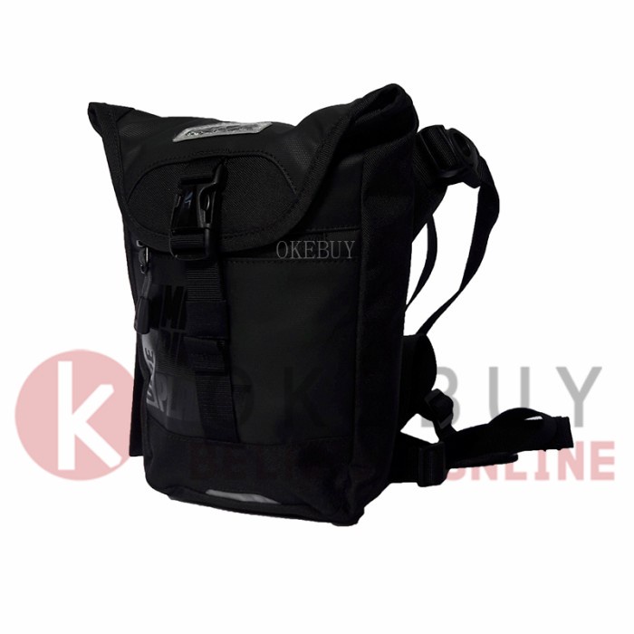 Tas Paha / Selempang Eiger 7382 Riding JRP Waterproof Legpack Black (S1H7) Mini High Quality Outdoor