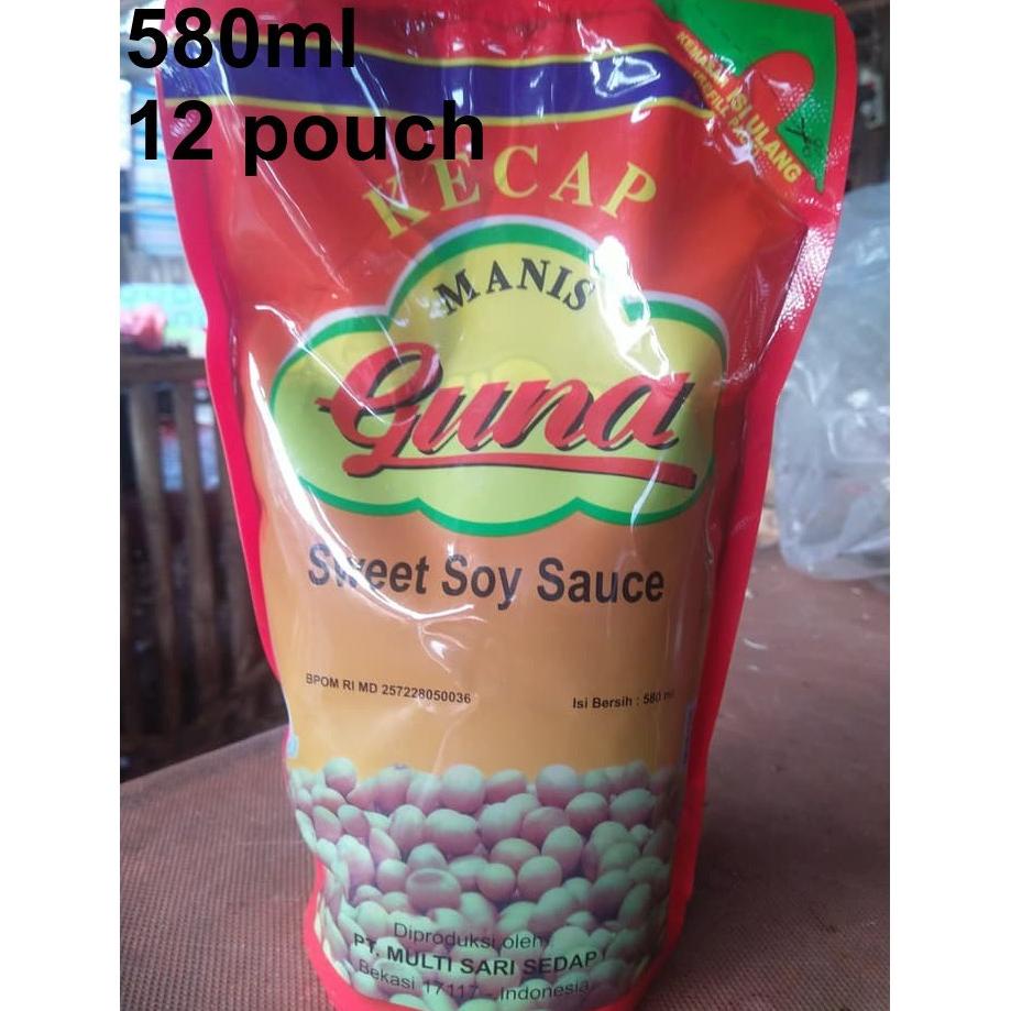 

KECAP MANIS GUNA REFILL 580ML/1 DUS/12PCS/POUCH