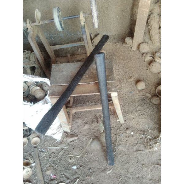 gagang patik kayu ruyung aren hitam 80cm