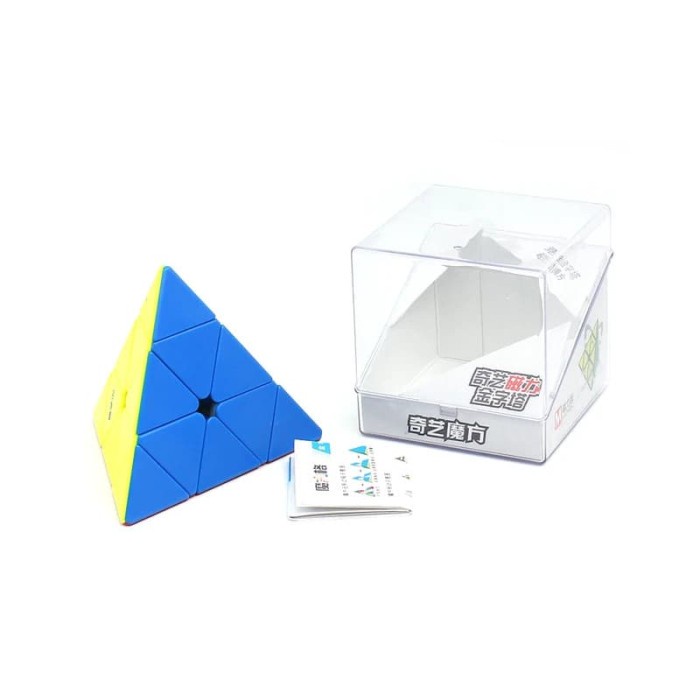 Rubik Pyraminx - Qiyi Ms Magnetic Pyraminx - Stickerless Original