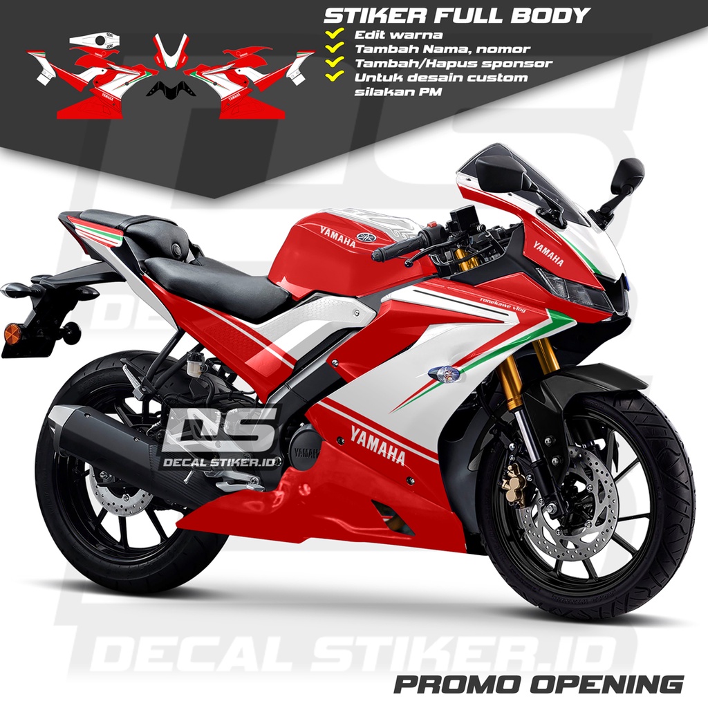 Decal R15 V3 Full Body Keren Stiker R15 V3 Full Body Keren Striping R15 V3 Terbaru Decal R15 V3 Full