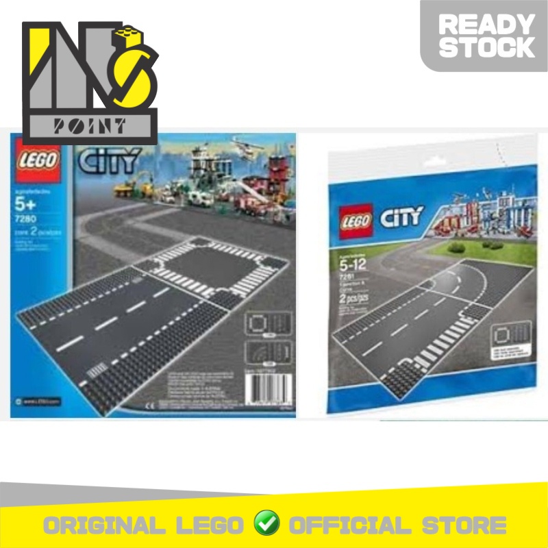 LEGO 7280 + 7281 - Brick and More - Roadplate Bundle