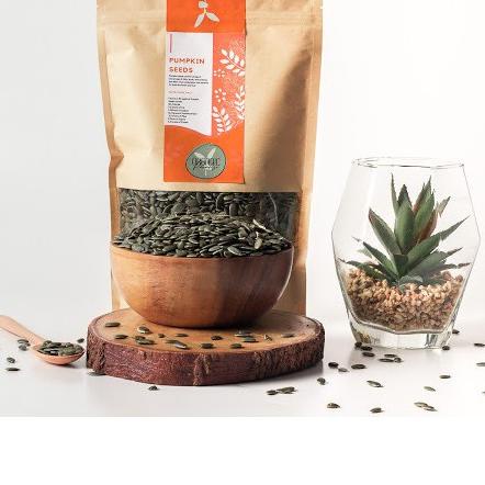 

Limited✔️⭐Pumpkin Seed Roasted 500 gr / Biji Labu camilan sehat / Pepita Premium Organic Paradise