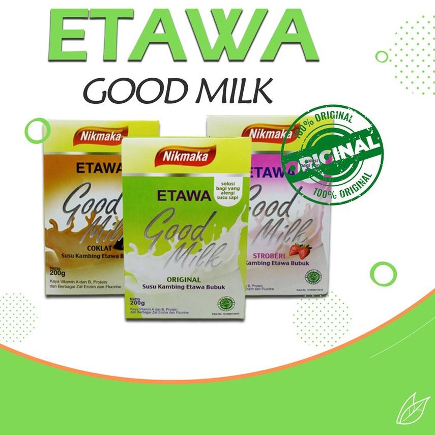 

Terbaru✔️⭐Susu Kambing Etawa - Good Milk - Nikmaka - All Varian Rasa Original, Coklat dan Stroberi