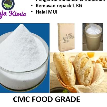

Promo⭐CMC / Carboxy Methyl Cellulose / Pengental Makanan - 500 Gram atau 1 KG